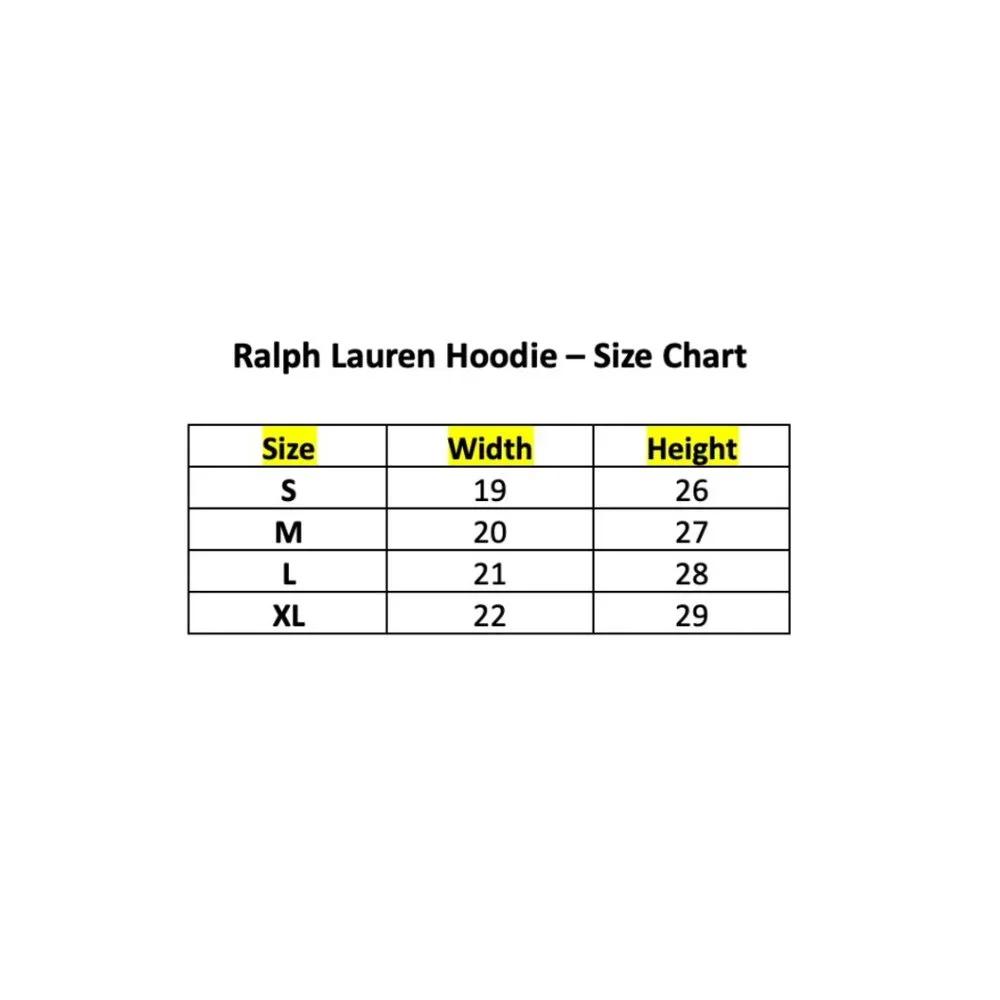 NWT Polo Ralph Lauren Men's Logo Graphic Fleece Hoodie Color Red Size S - XL - Picture 5 of 5